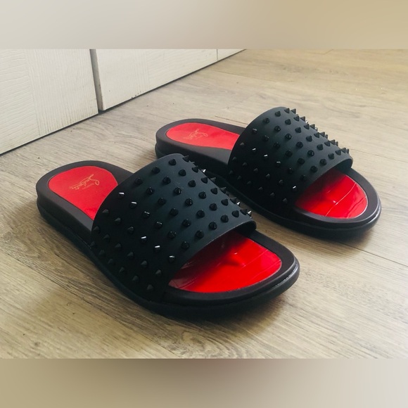 Christian Louboutin men slides Size 44EU, 10US - Picture 2 of 16